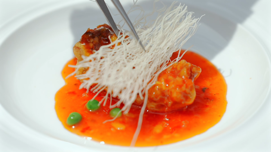 5-砂拉越糖醋鯉魚焙面（位）